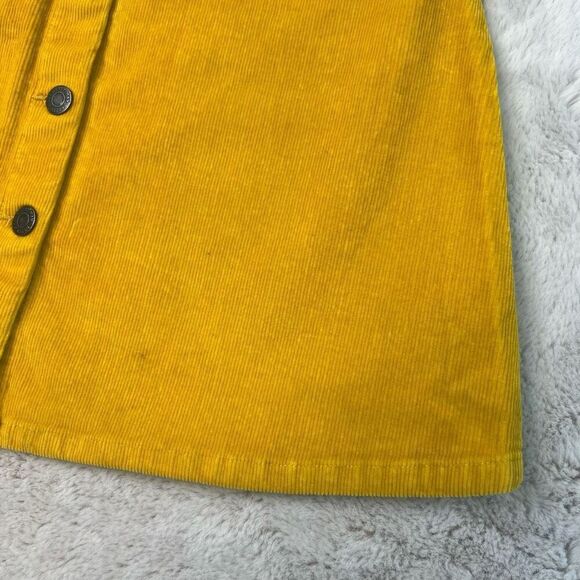 Noisy May Mini Skirt A-Line Womens Size M Corduroy Button Front Autumn Retro - Picture 7 of 10